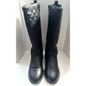 COHL'S Girls Sock Lining Outersole Manmade Kennedy Black Size 3M Boots RN# 73277